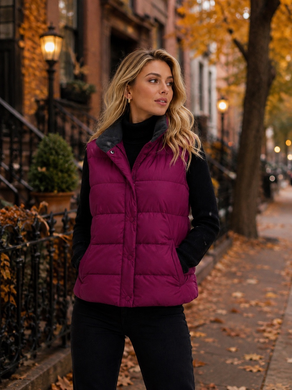 Cabela’s Premier Northern Goode Down Puffer Vest — Brite Plum M